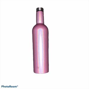 Pink metallic slim thermos